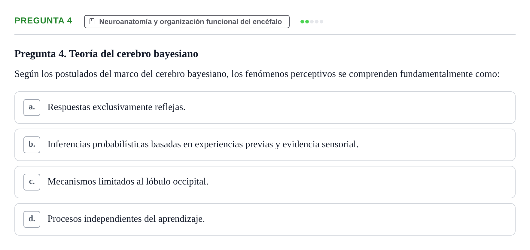 Enunciado: Pregunta 4