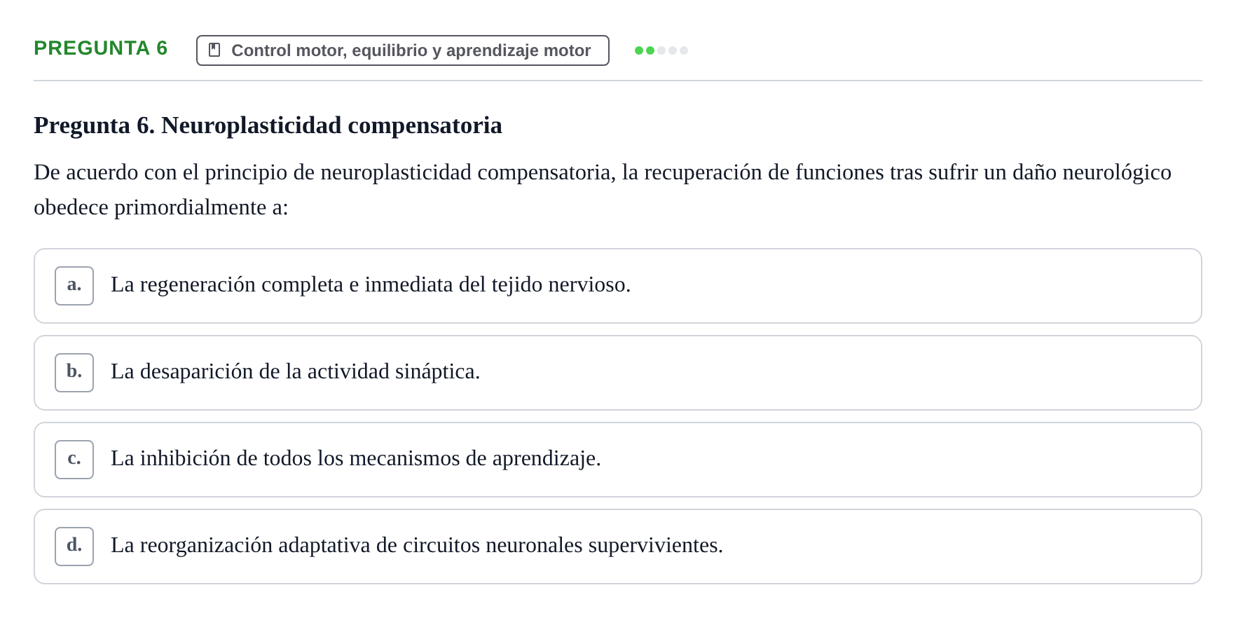 Enunciado: Pregunta 6