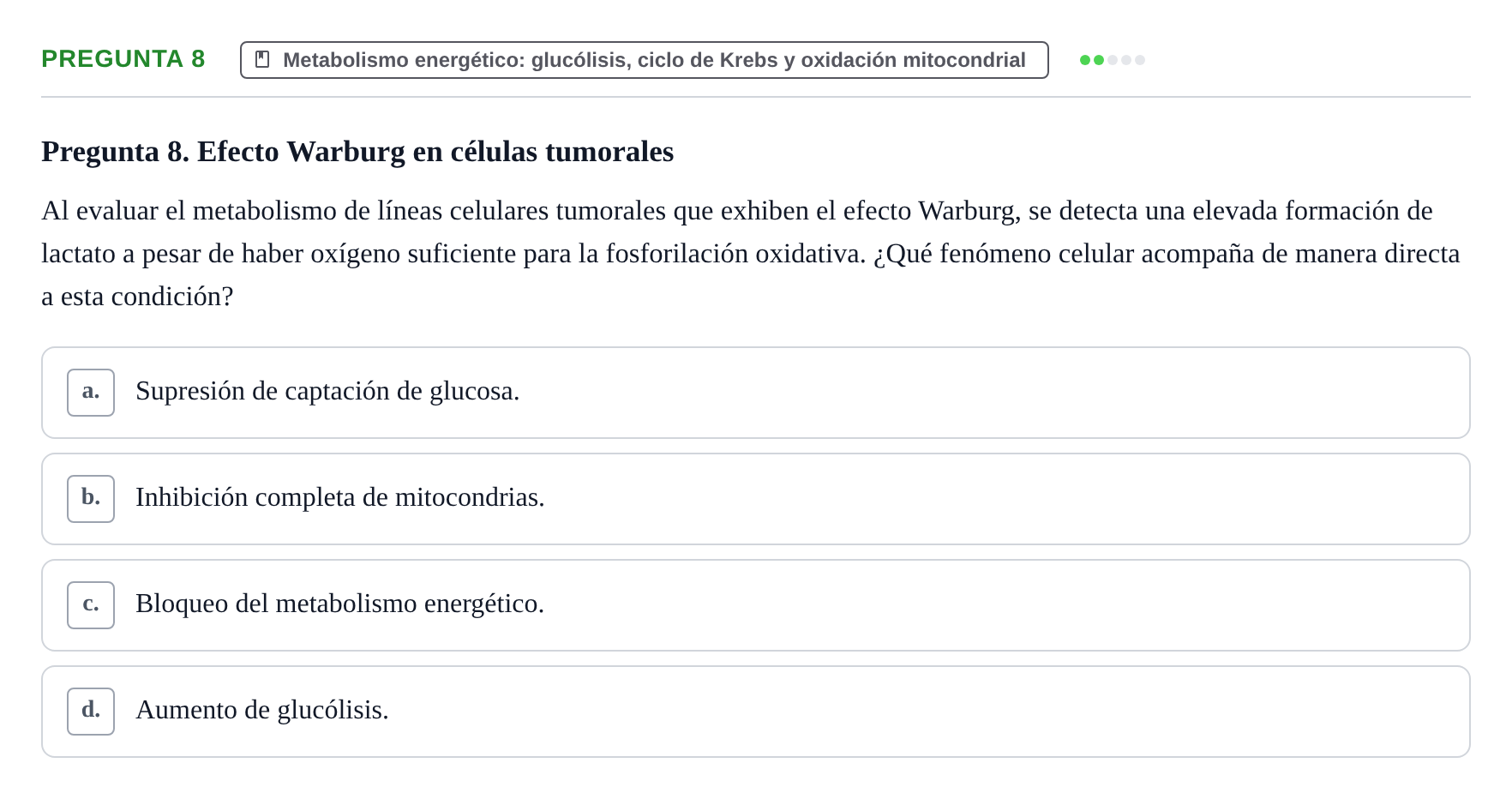 Enunciado: Pregunta 8