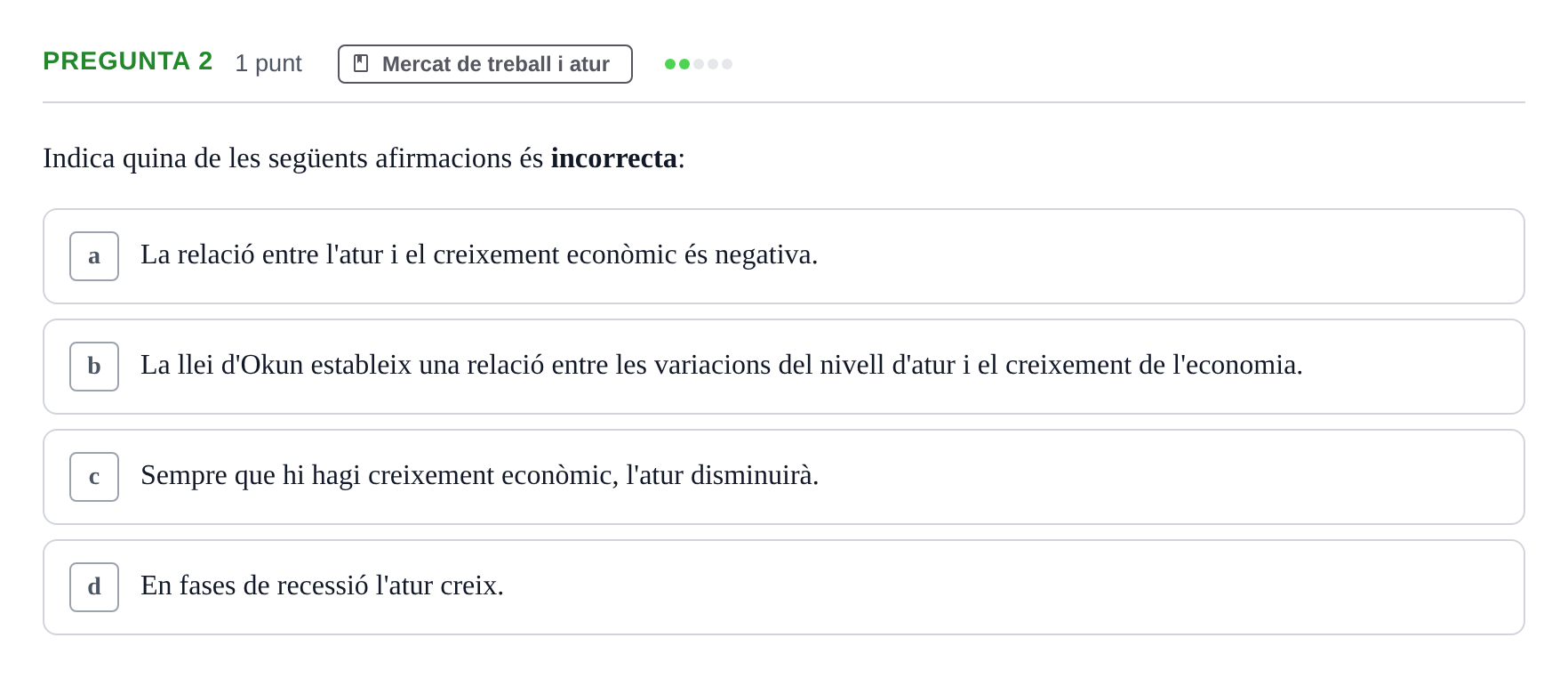 Enunciado: Pregunta 2 · Introducció a l’Economia UDG 2017
