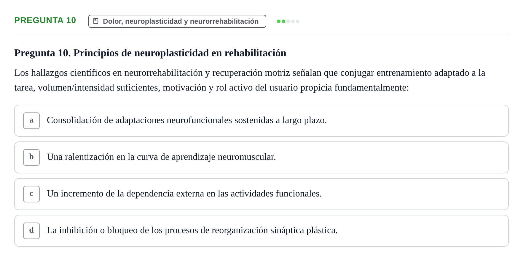 Enunciado: Pregunta 10