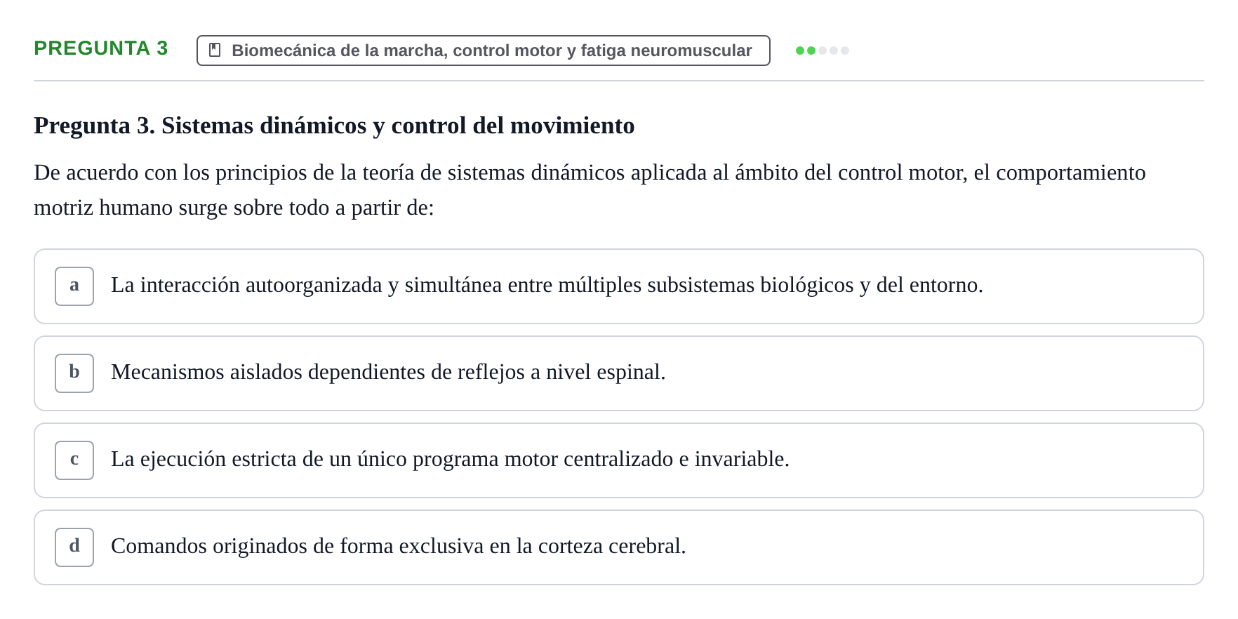 Enunciado: Pregunta 3