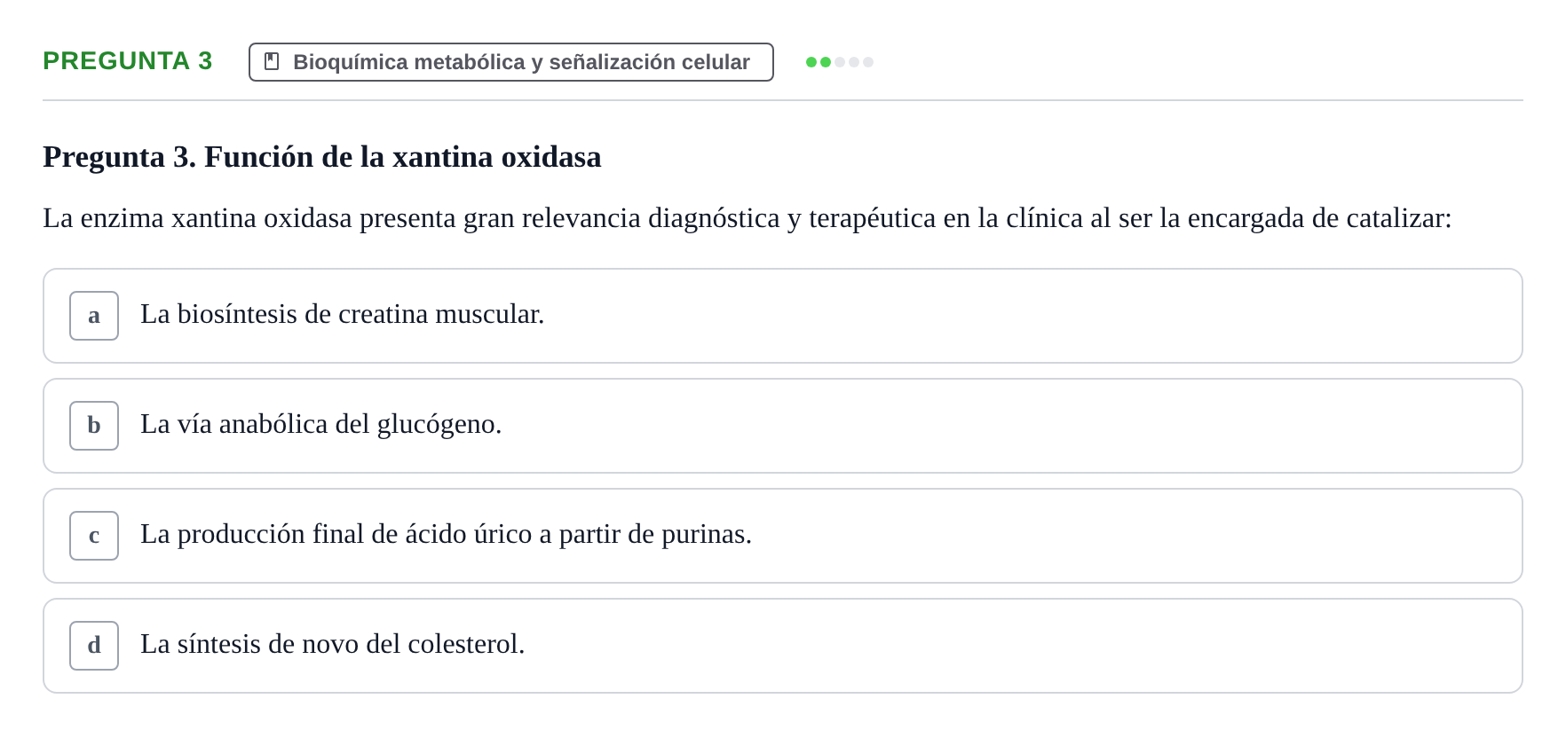 Enunciado: Pregunta 3