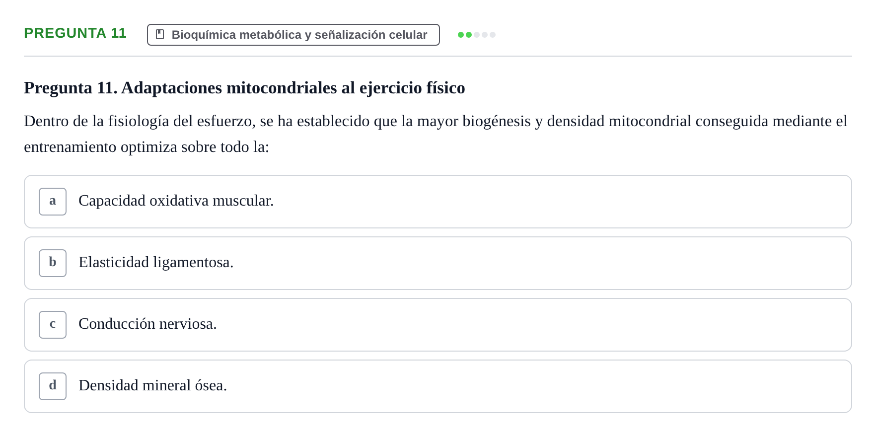 Enunciado: Pregunta 11