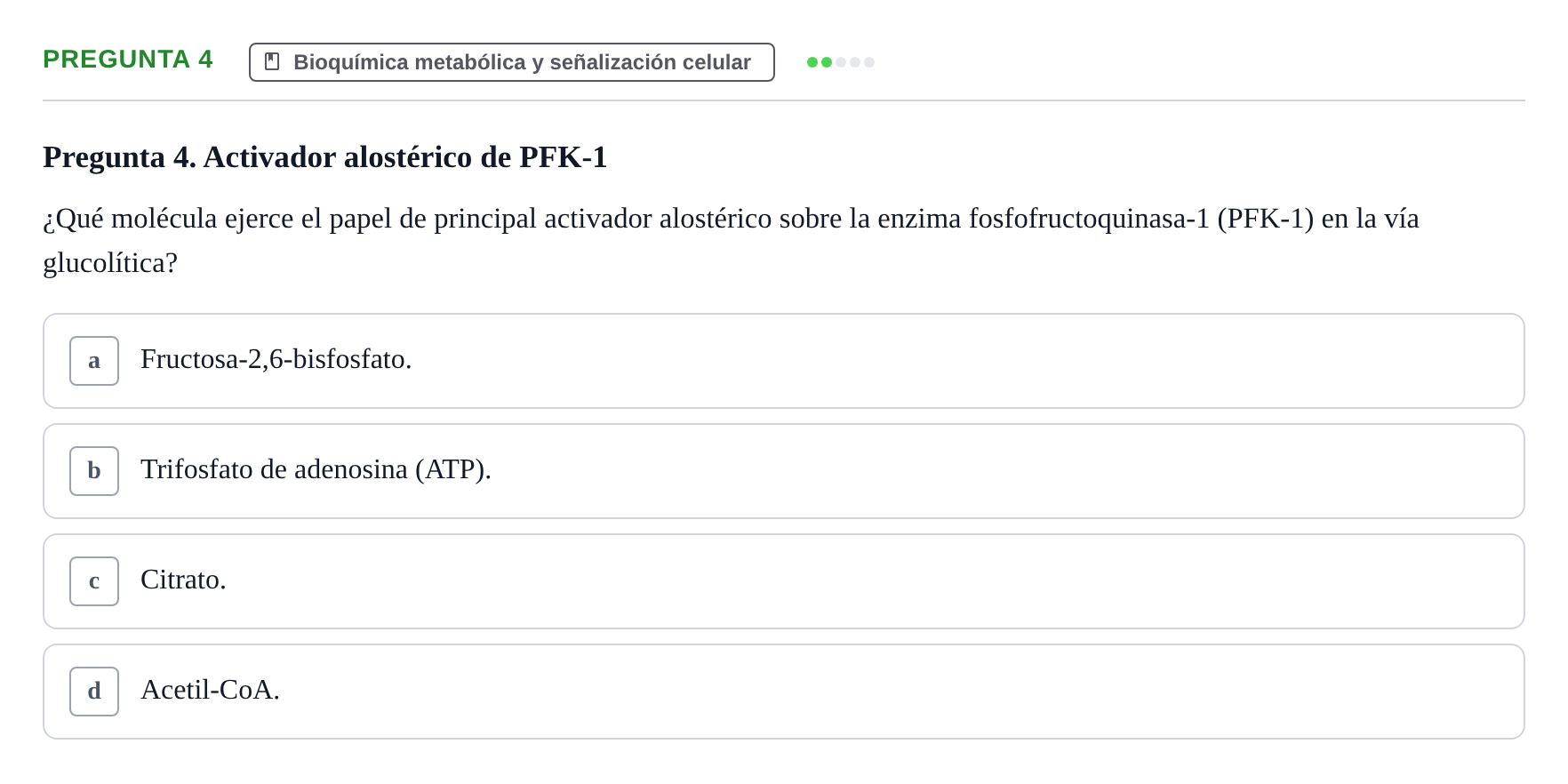 Enunciado: Pregunta 4