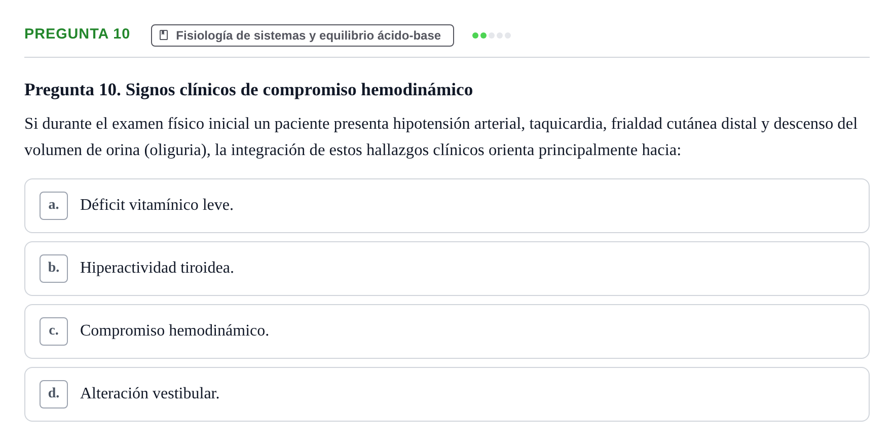 Enunciado: Pregunta 10