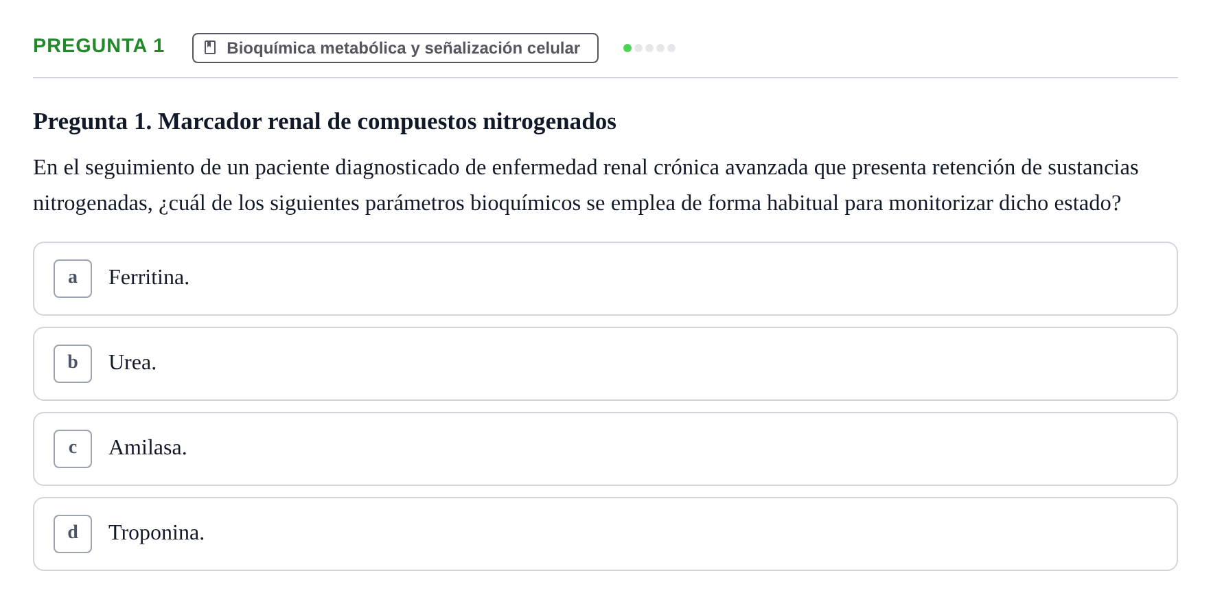 Enunciado: Pregunta 1