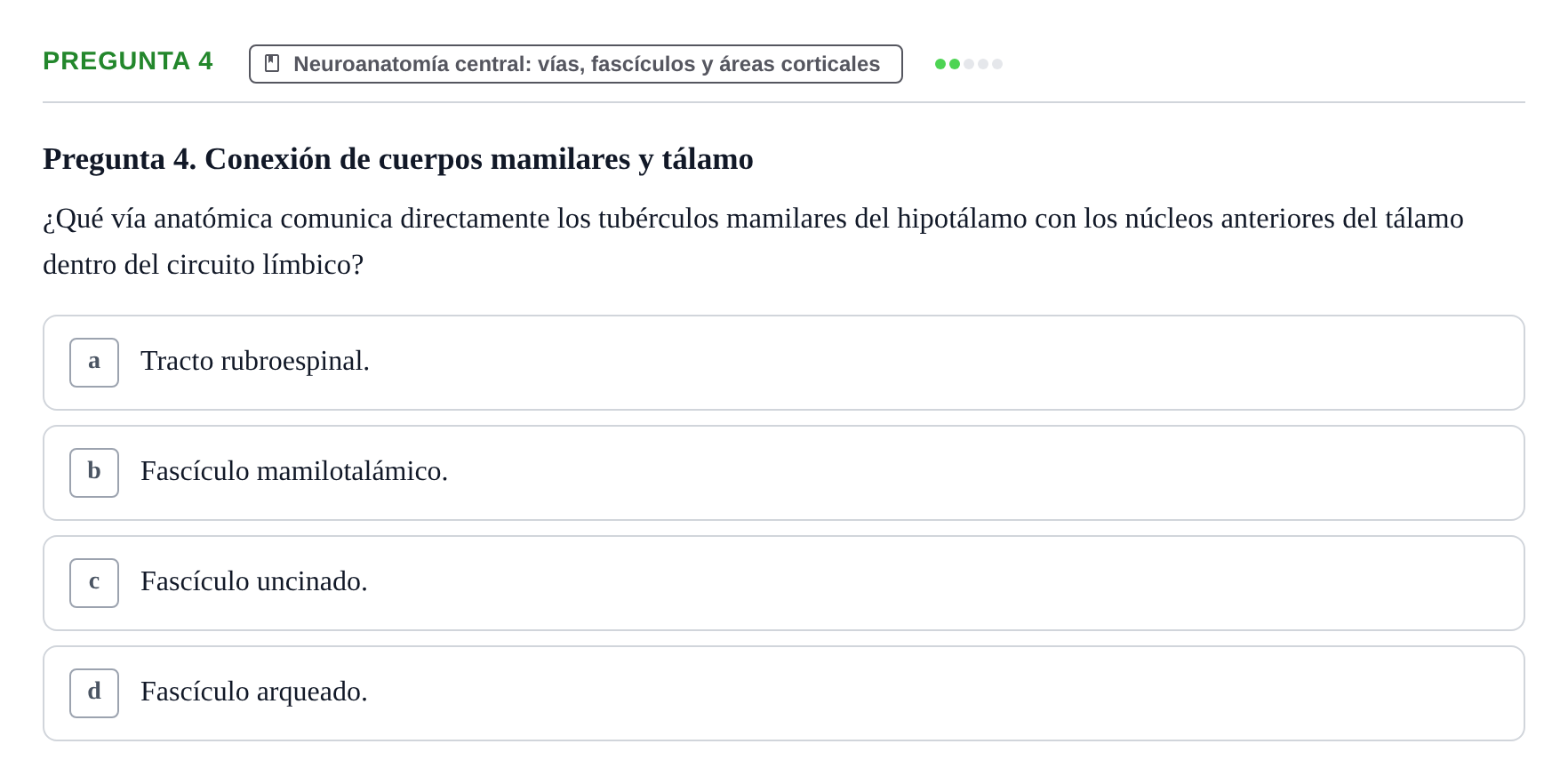 Enunciado: Pregunta 4