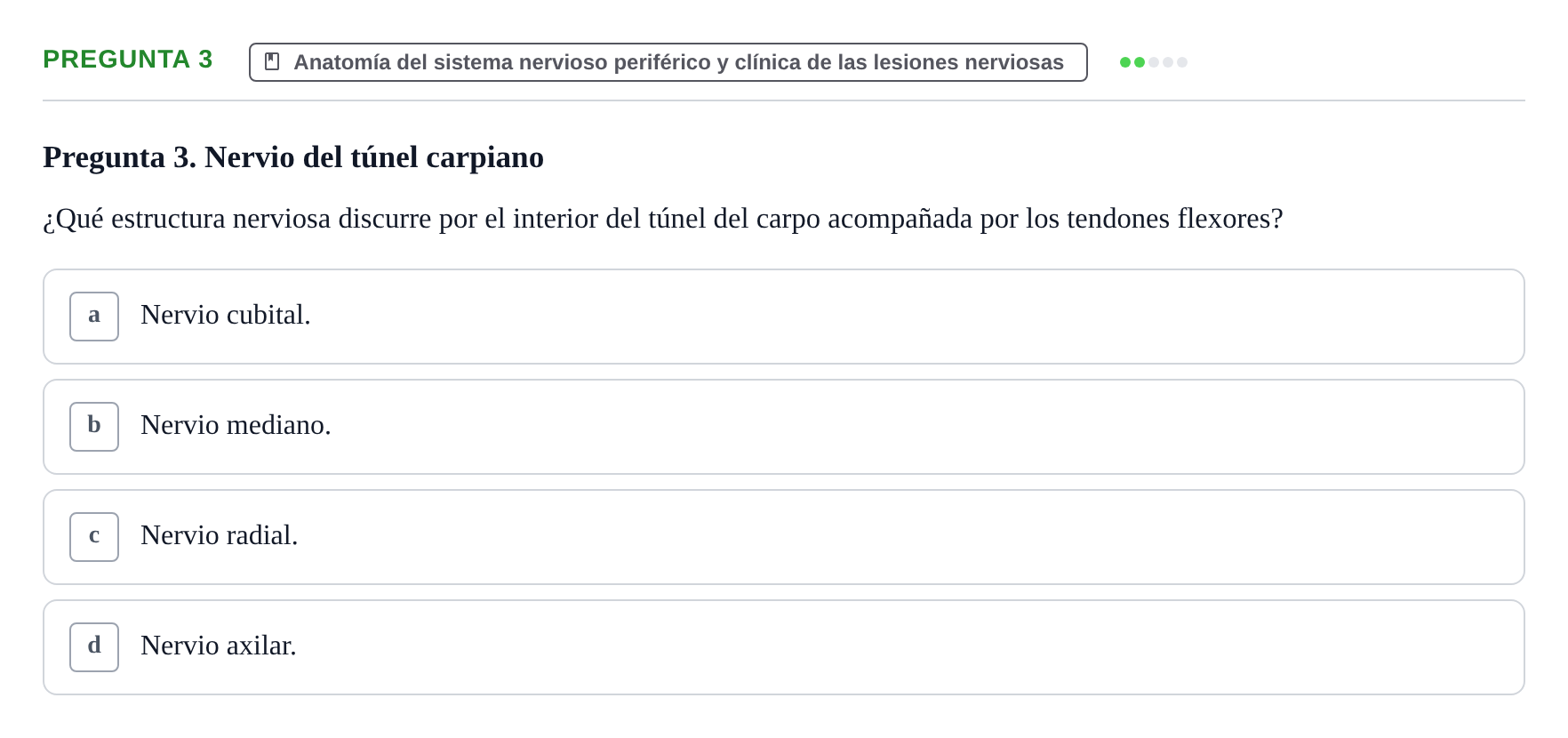 Enunciado: Pregunta 3