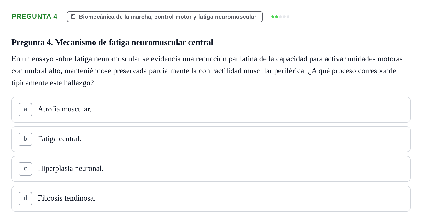 Enunciado: Pregunta 4
