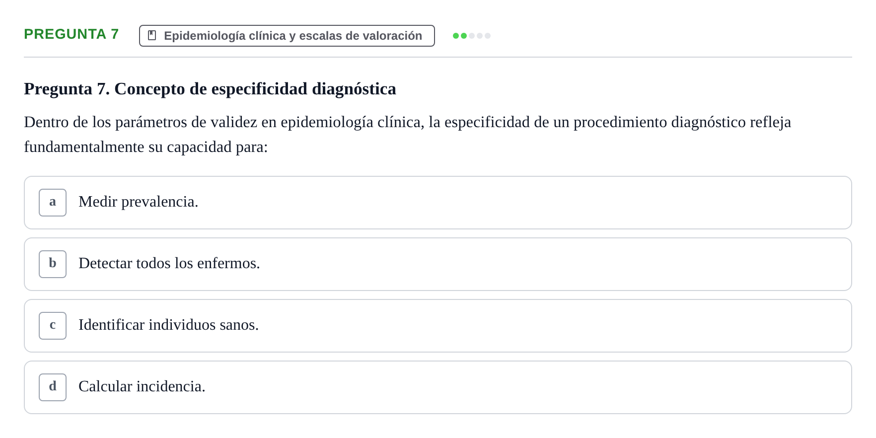 Enunciado: Pregunta 7