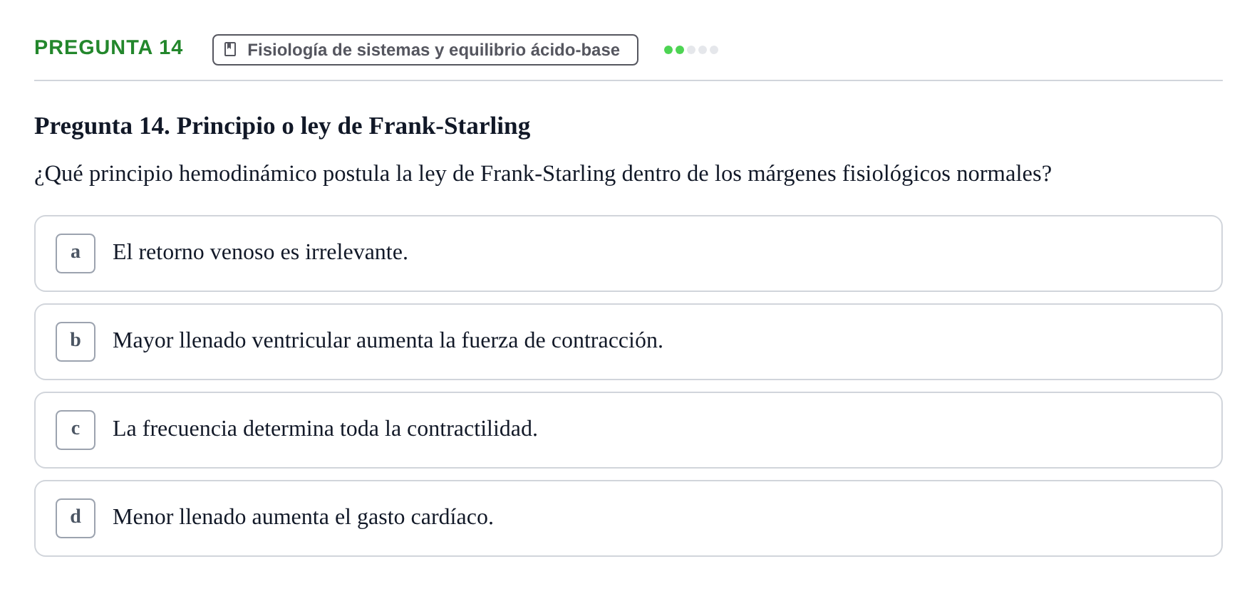 Enunciado: Pregunta 14