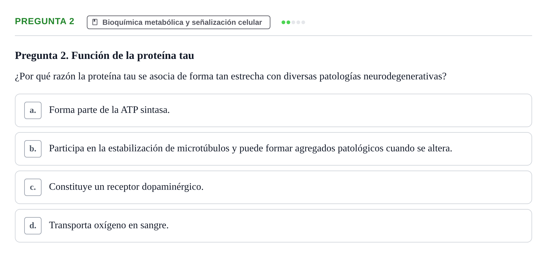 Enunciado: Pregunta 2