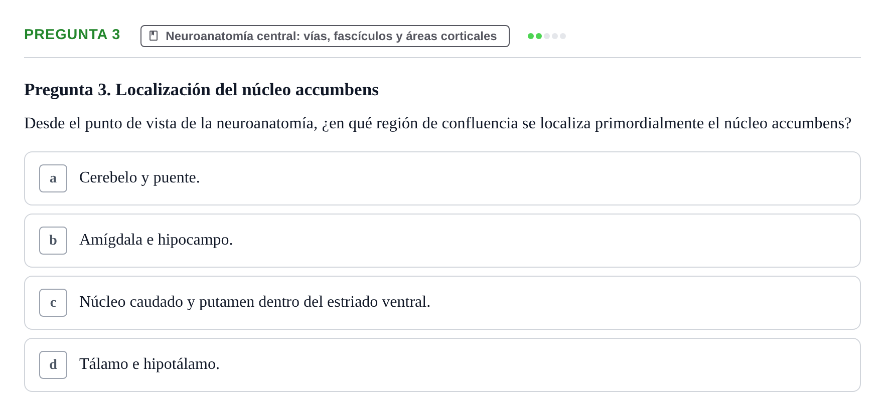 Enunciado: Pregunta 3