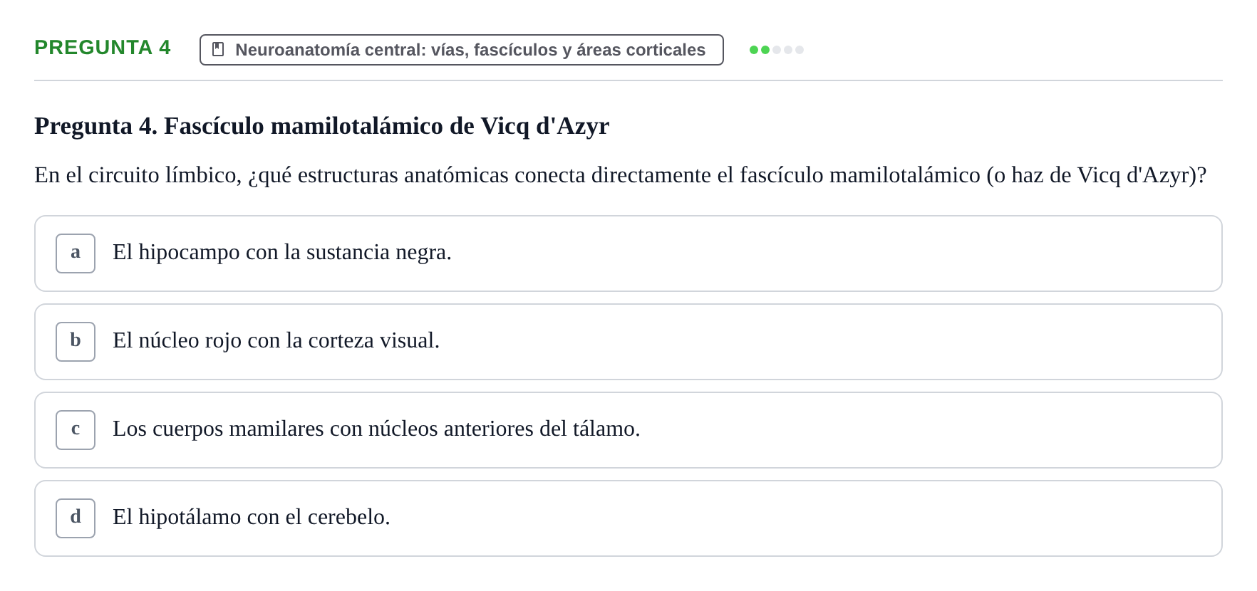 Enunciado: Pregunta 4
