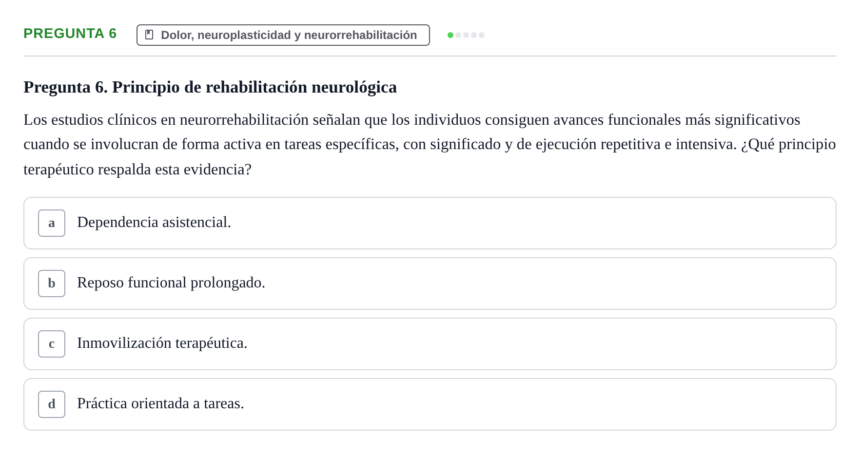 Enunciado: Pregunta 6