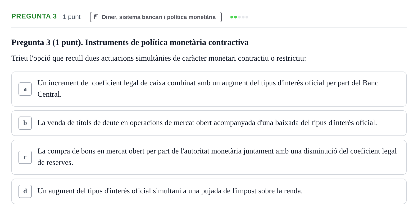 Enunciado: Pregunta 3 · Introducció a l’Economia UDG 2019