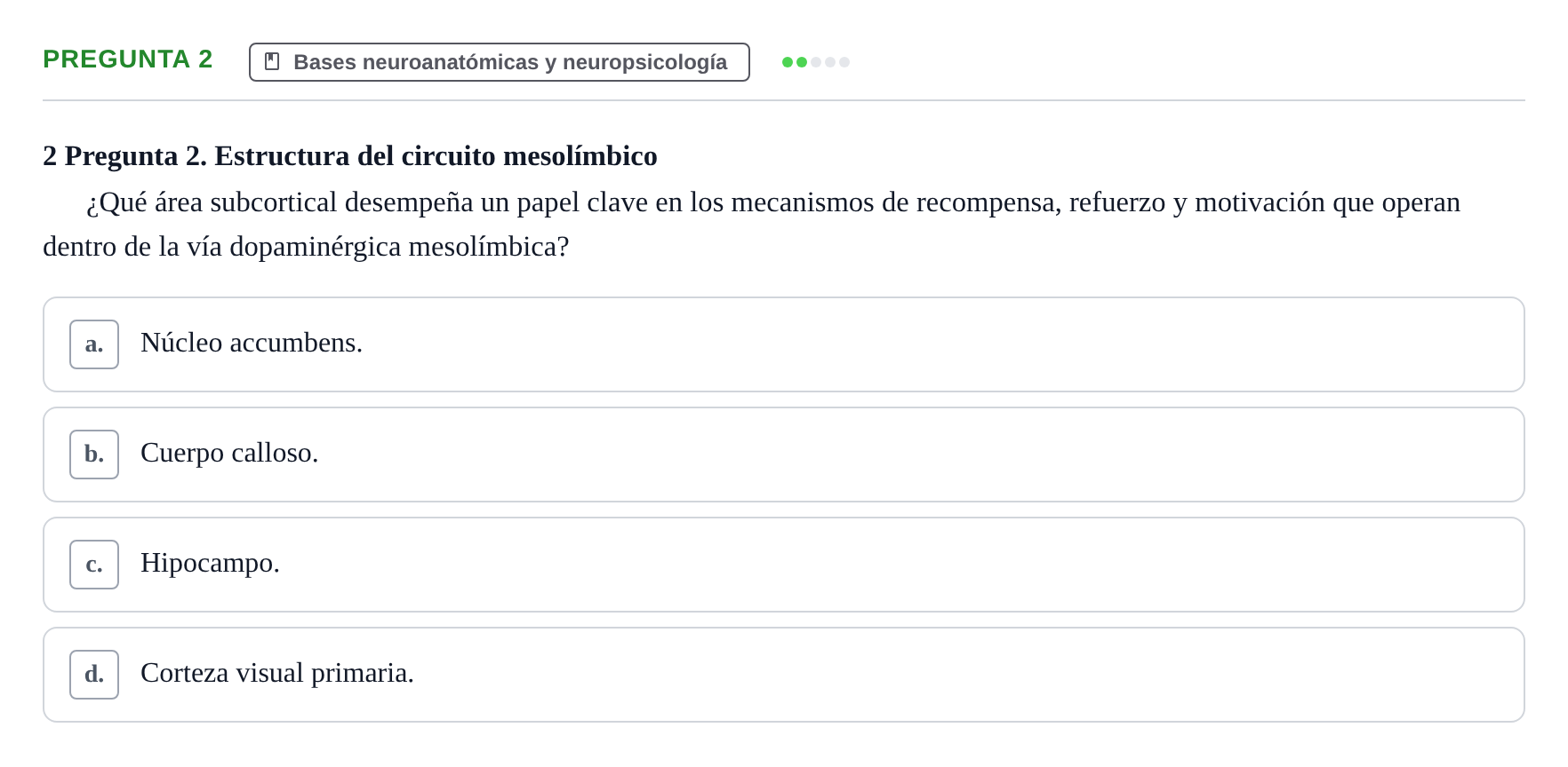 Enunciado: Pregunta 2