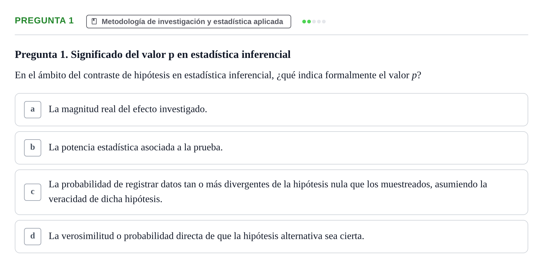 Enunciado: Pregunta 1