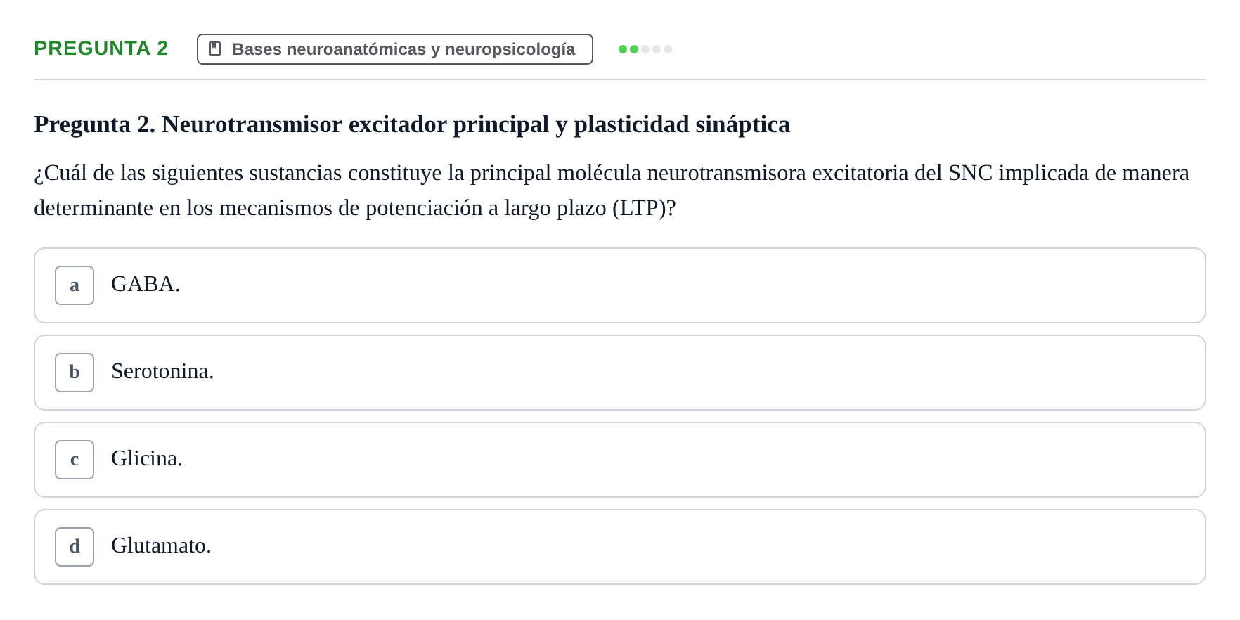 Enunciado: Pregunta 2