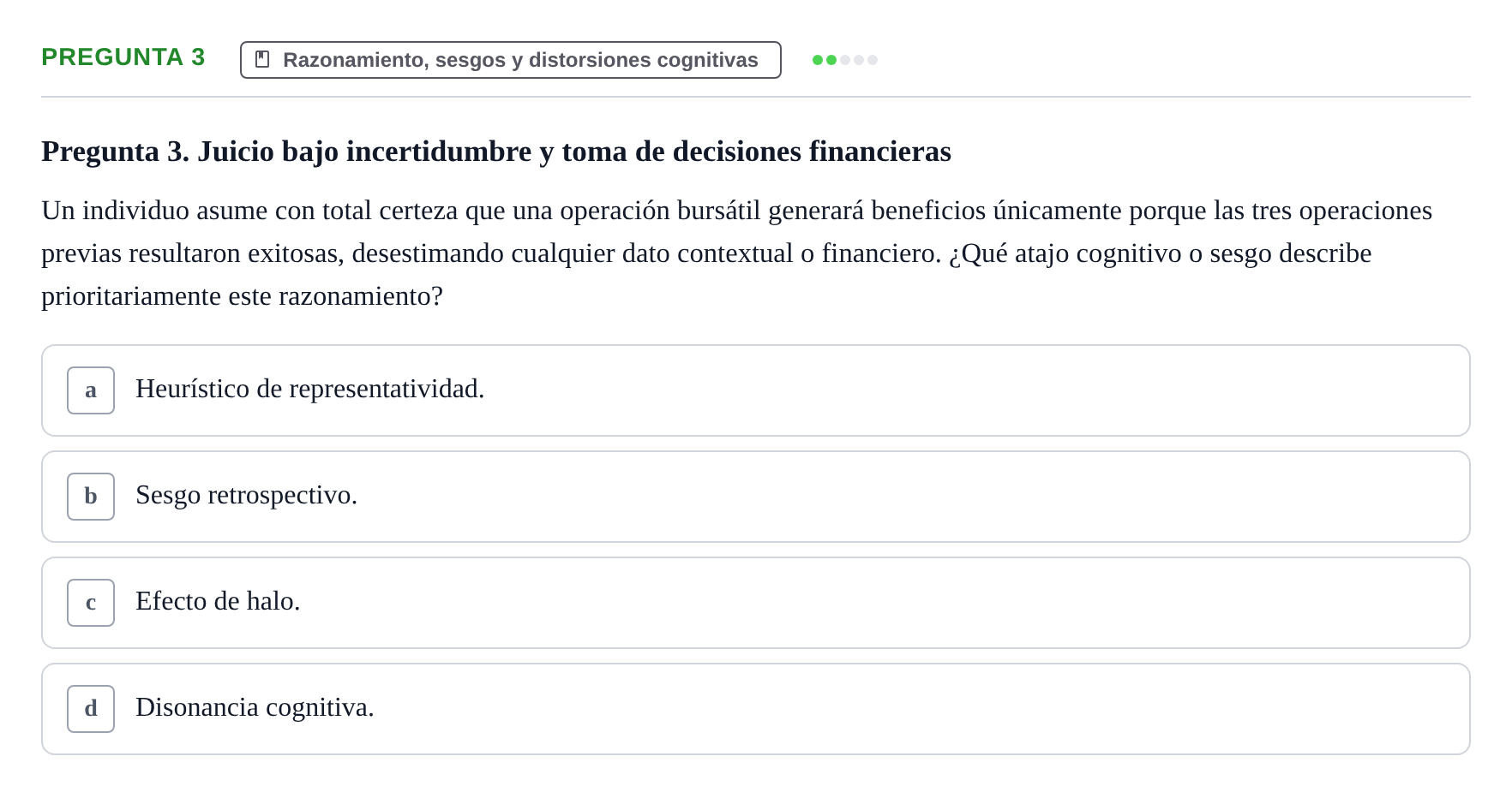 Enunciado: Pregunta 3
