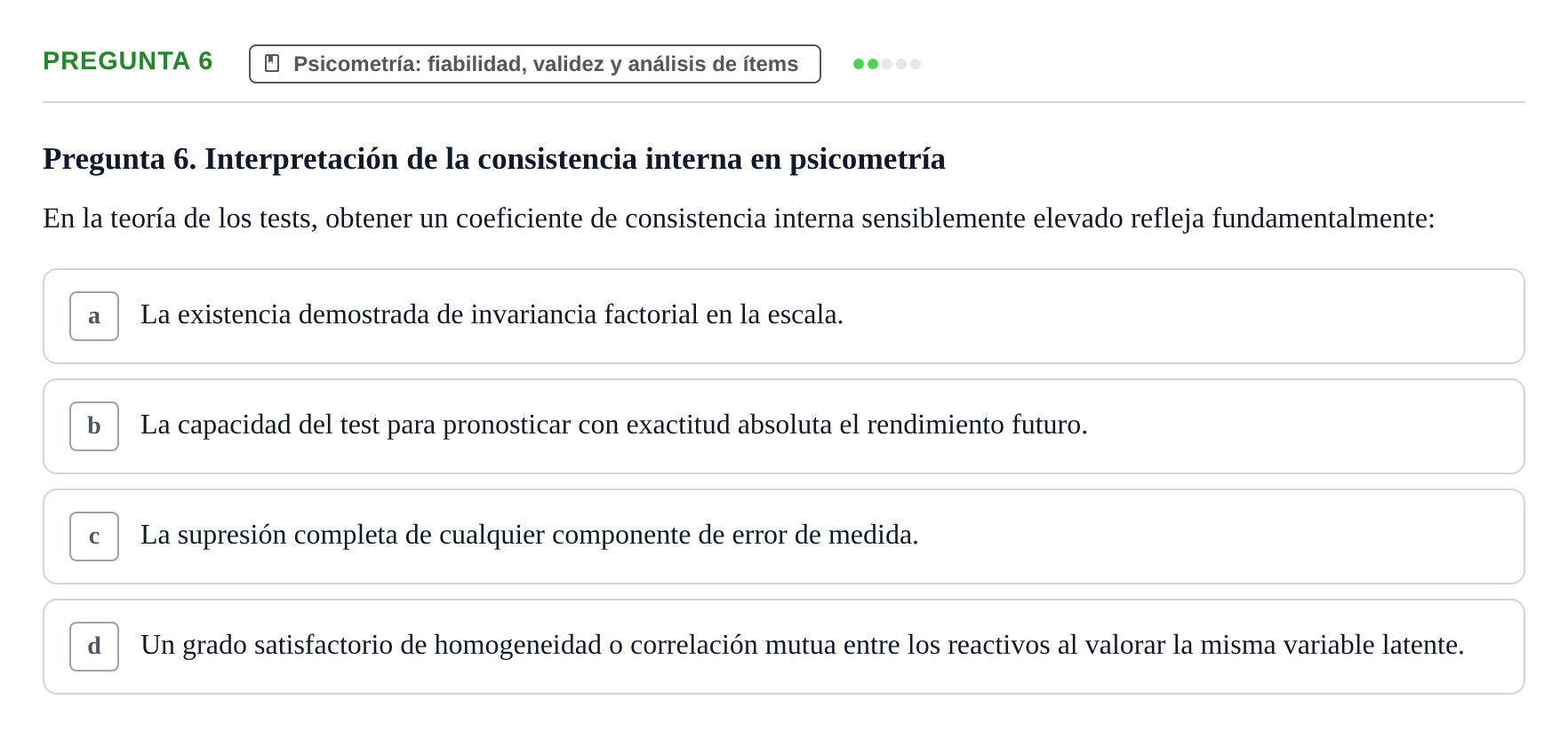 Enunciado: Pregunta 6