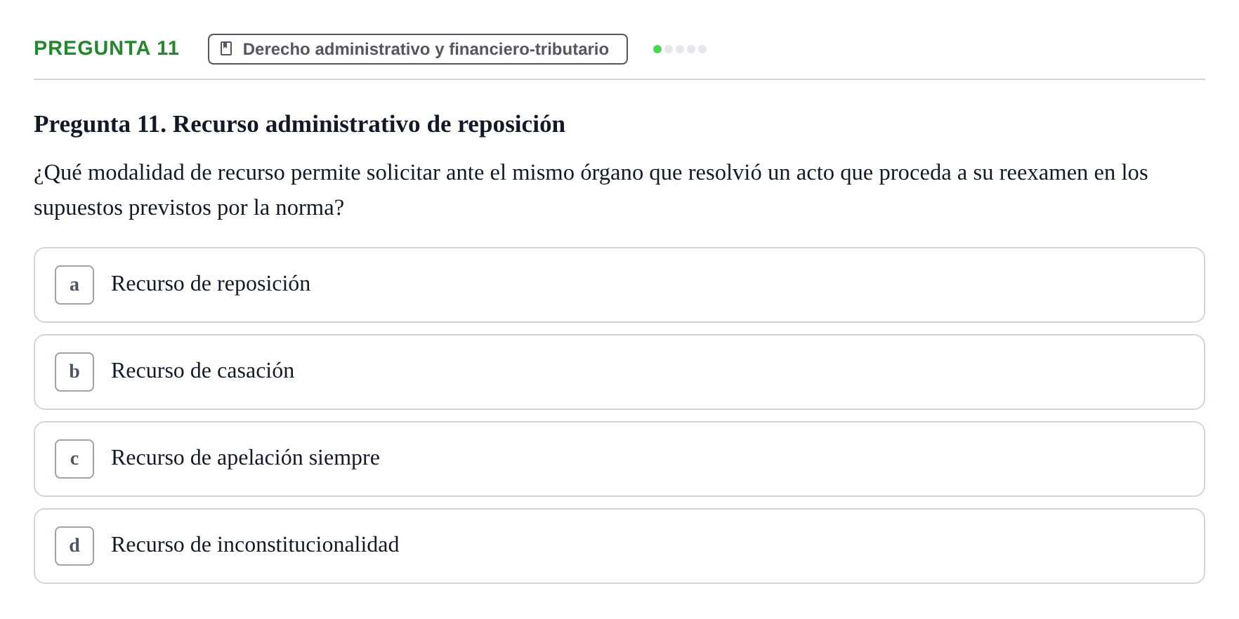 Enunciado: Pregunta 11