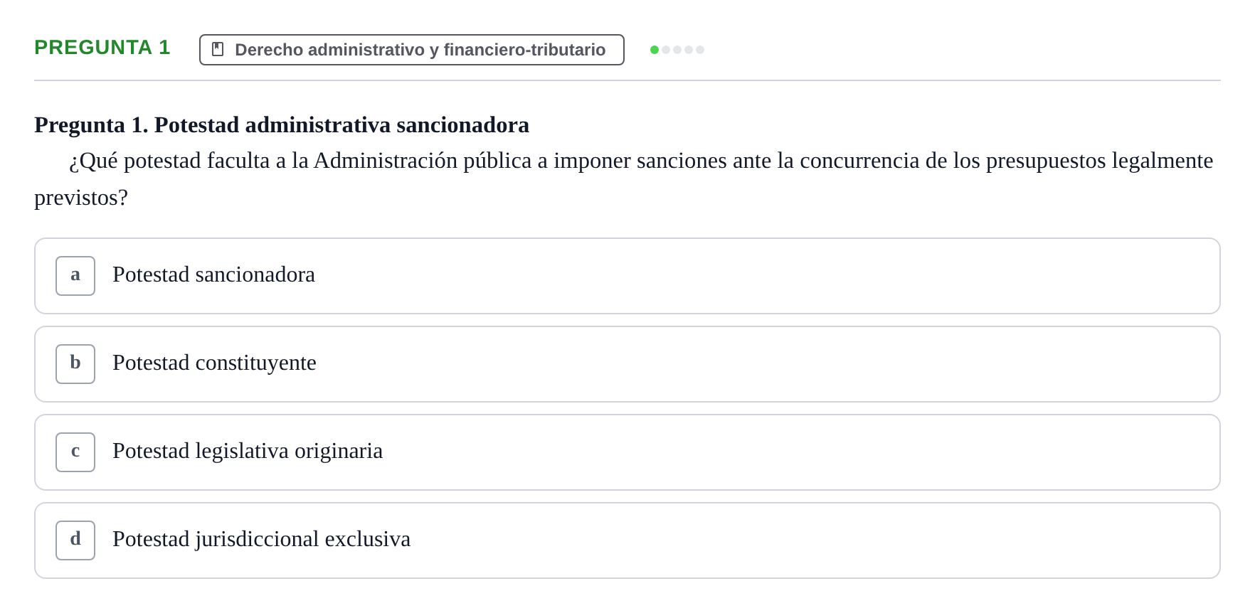 Enunciado: Pregunta 1
