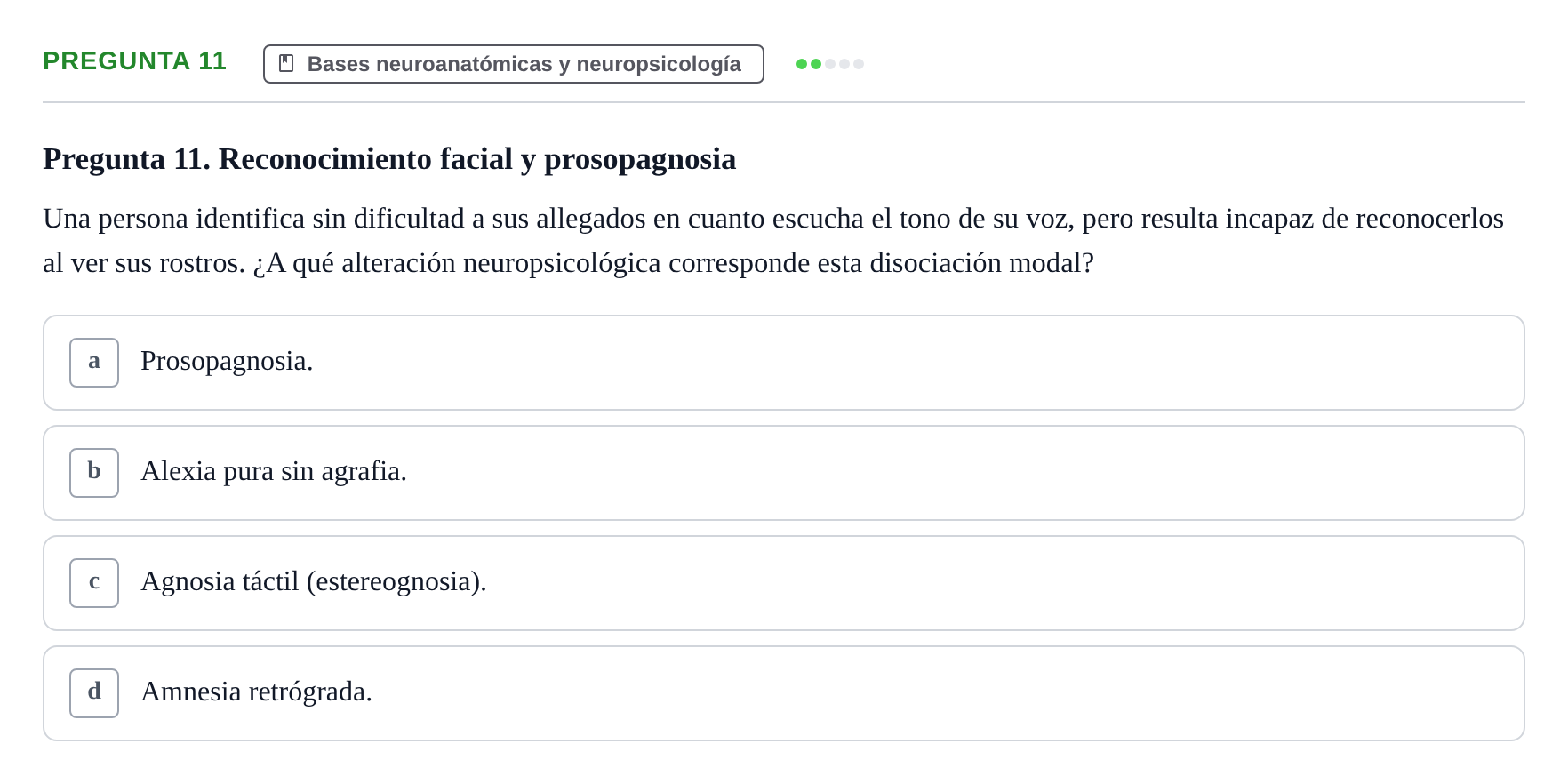 Enunciado: Pregunta 11