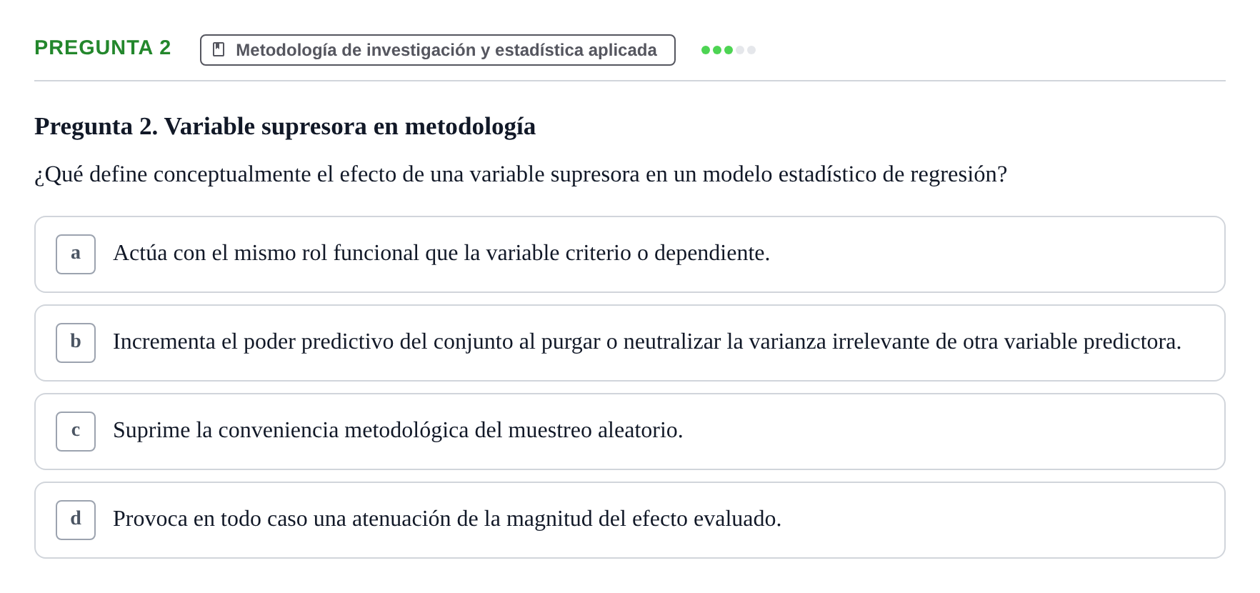 Enunciado: Pregunta 2