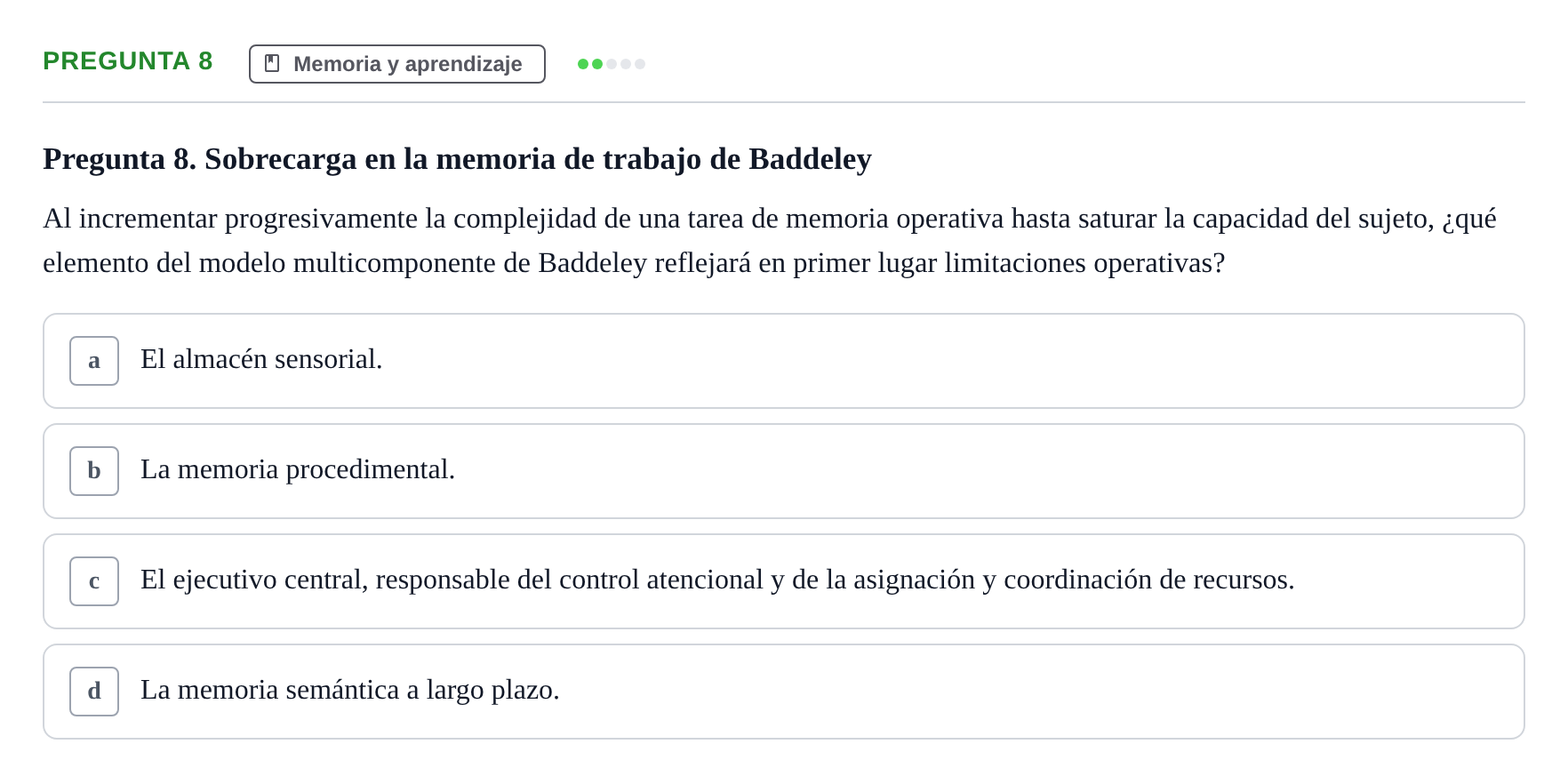Enunciado: Pregunta 8