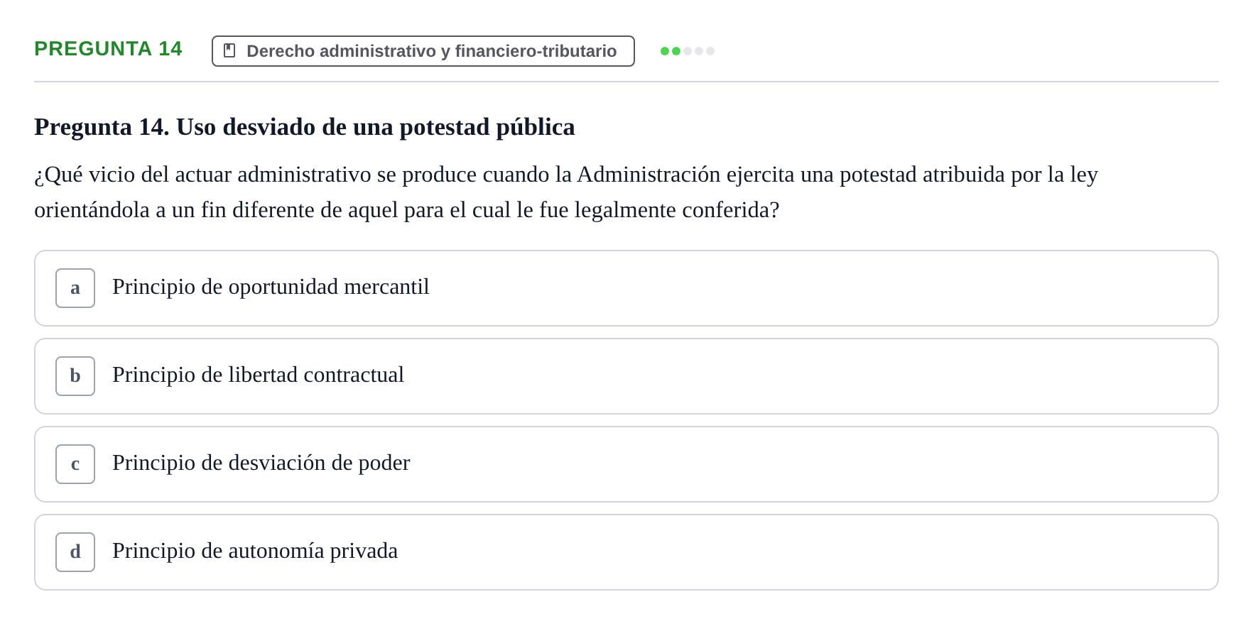 Enunciado: Pregunta 14