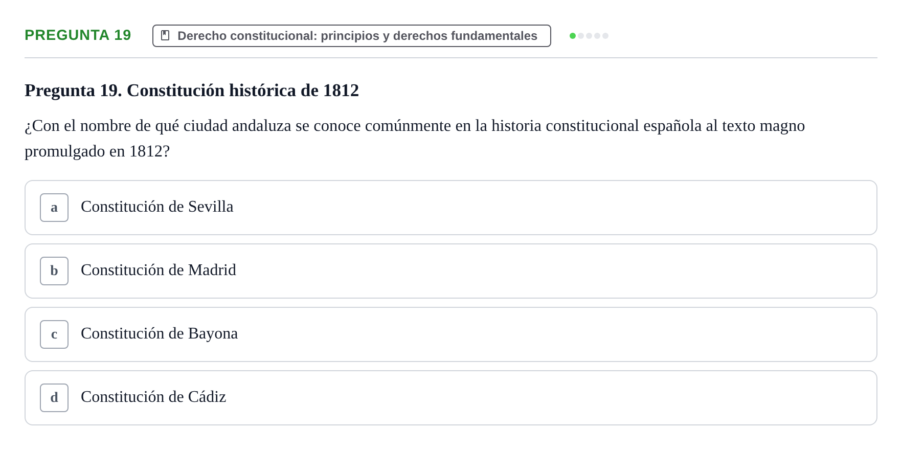 Enunciado: Pregunta 19