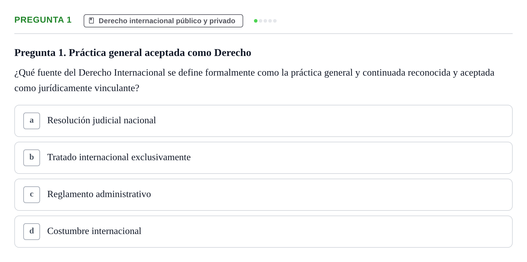Enunciado: Pregunta 1