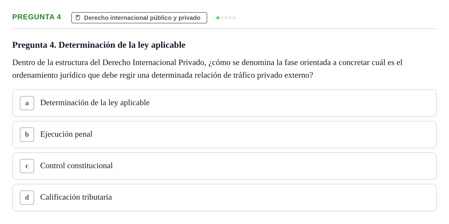 Enunciado: Pregunta 4
