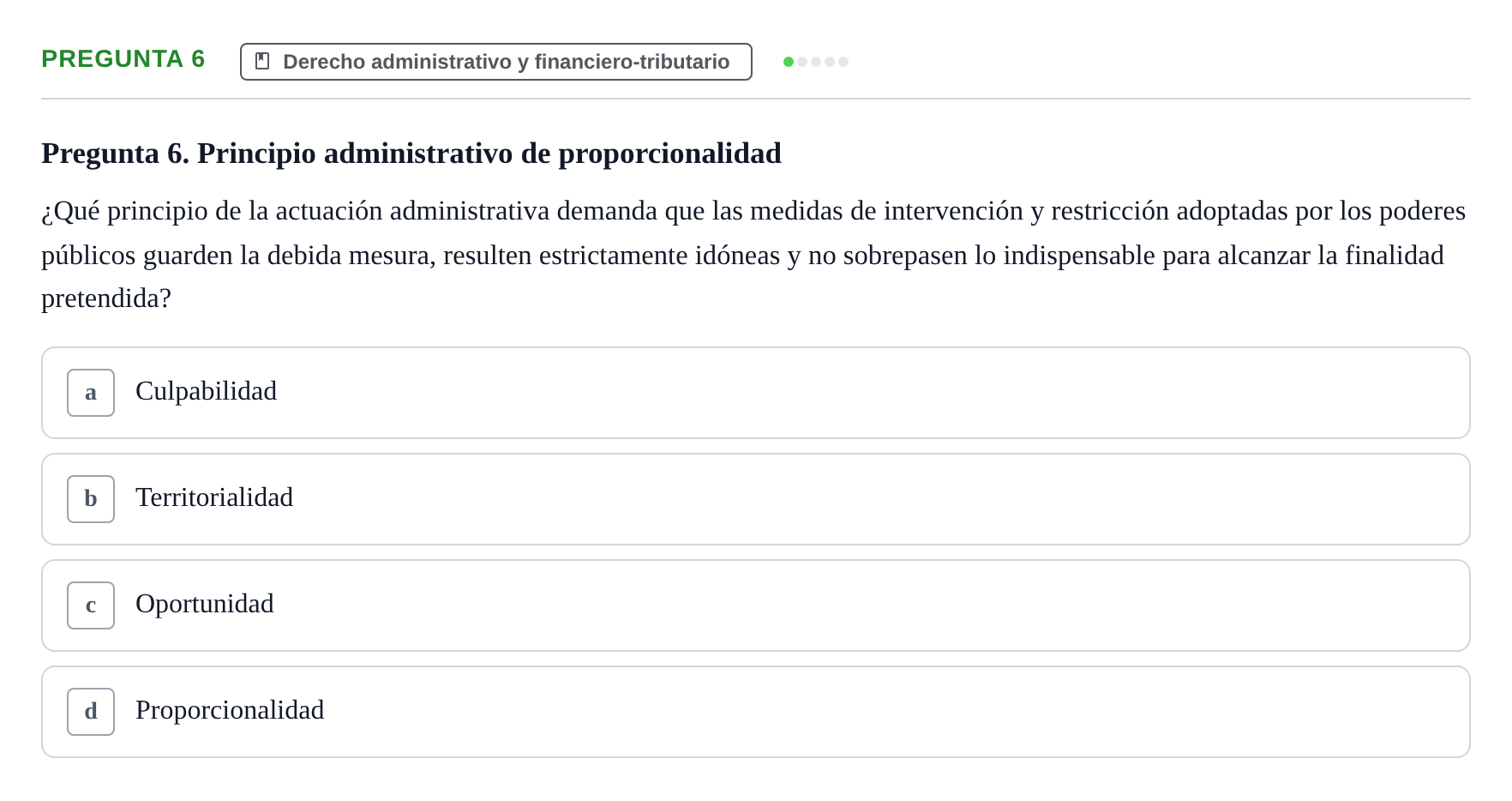 Enunciado: Pregunta 6