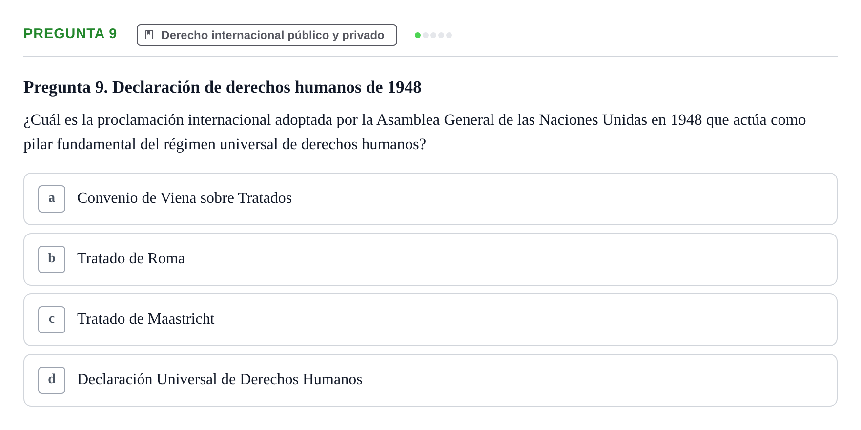 Enunciado: Pregunta 9