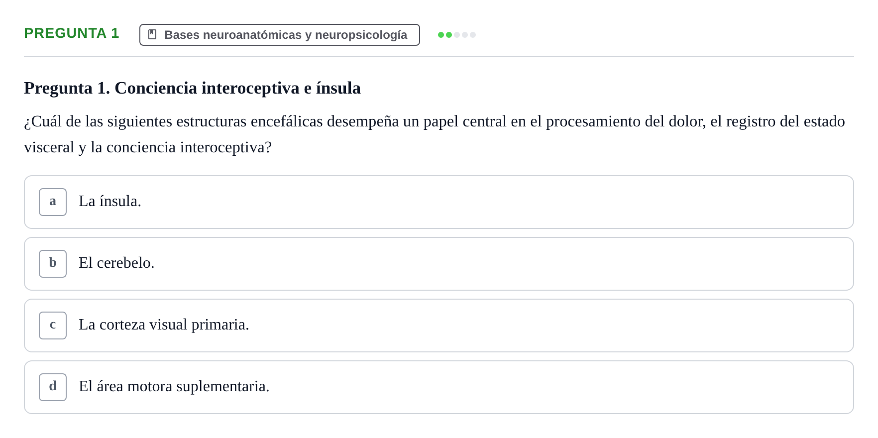 Enunciado: Pregunta 1