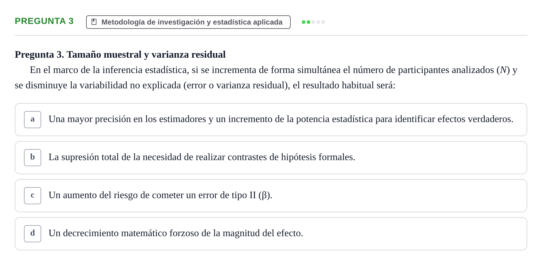 Enunciado: Pregunta 3