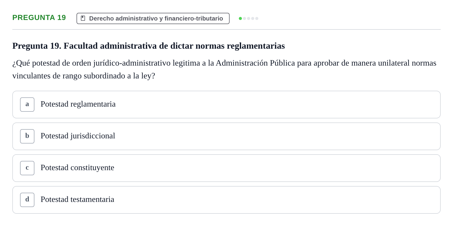 Enunciado: Pregunta 19