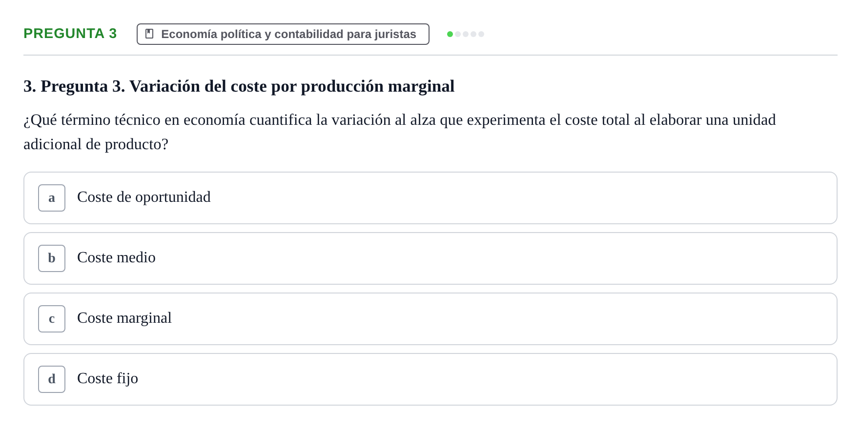 Enunciado: Pregunta 3