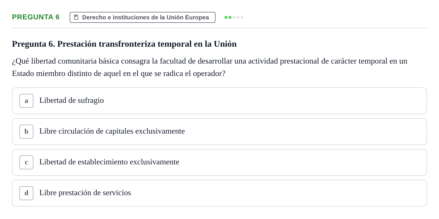 Enunciado: Pregunta 6