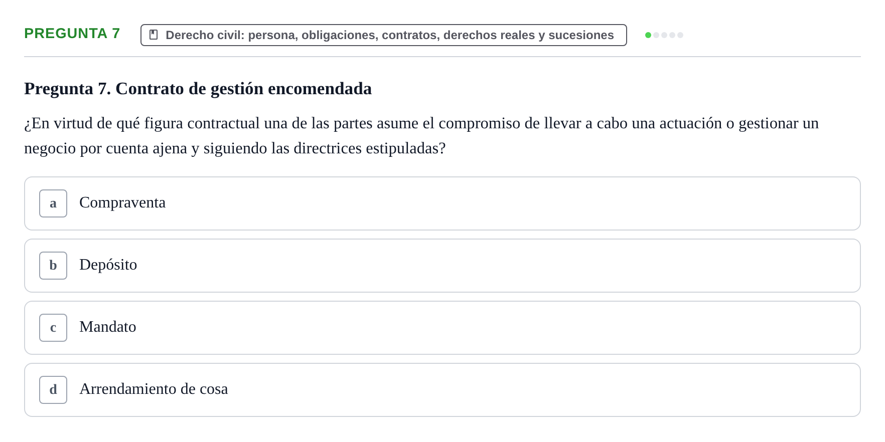 Enunciado: Pregunta 7