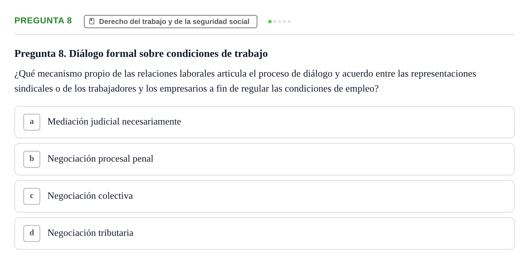 Enunciado: Pregunta 8