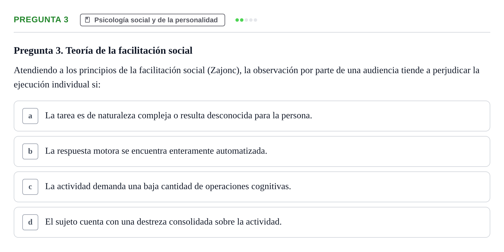 Enunciado: Pregunta 3