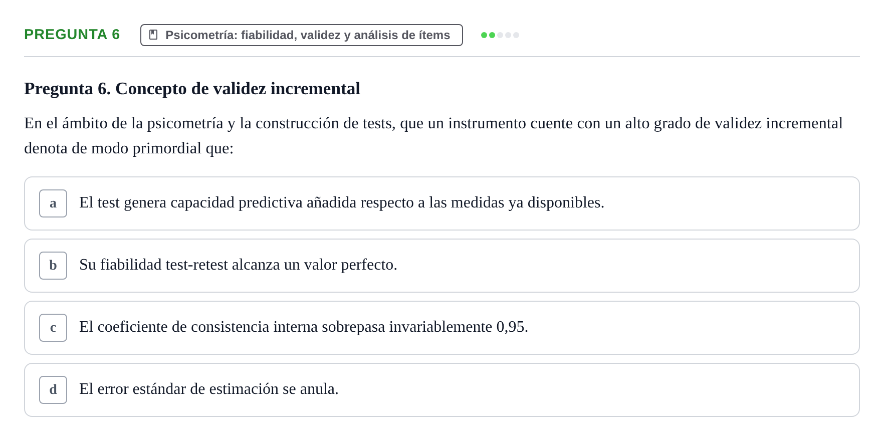 Enunciado: Pregunta 6