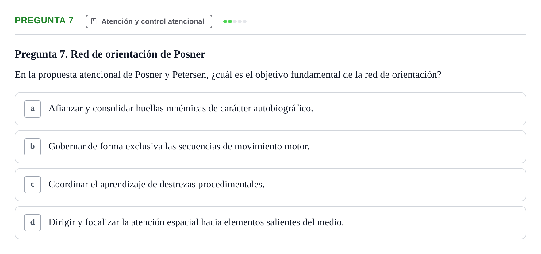Enunciado: Pregunta 7