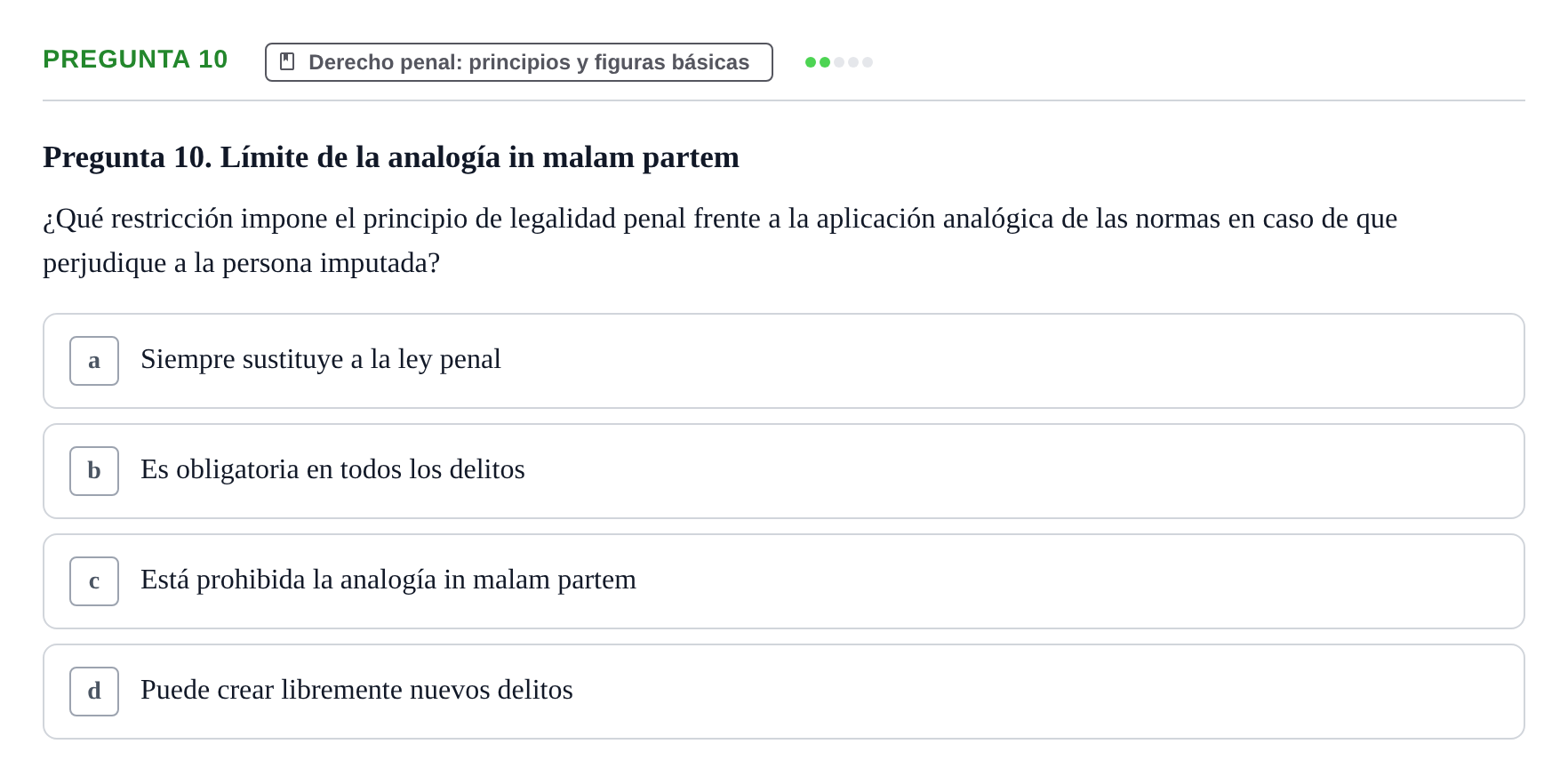 Enunciado: Pregunta 10