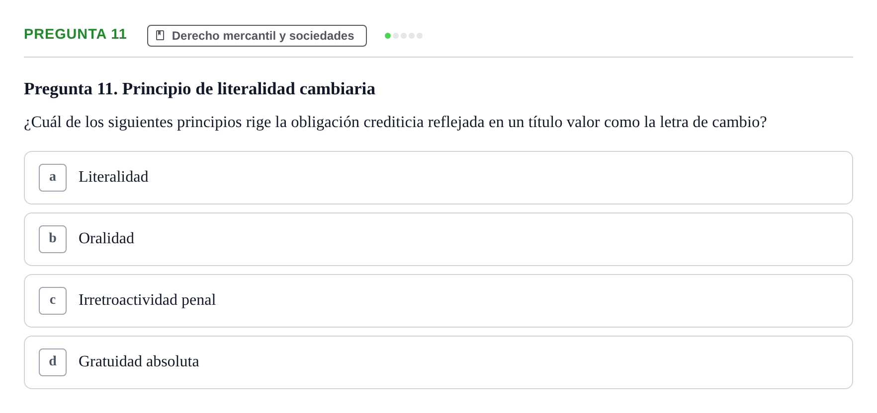 Enunciado: Pregunta 11