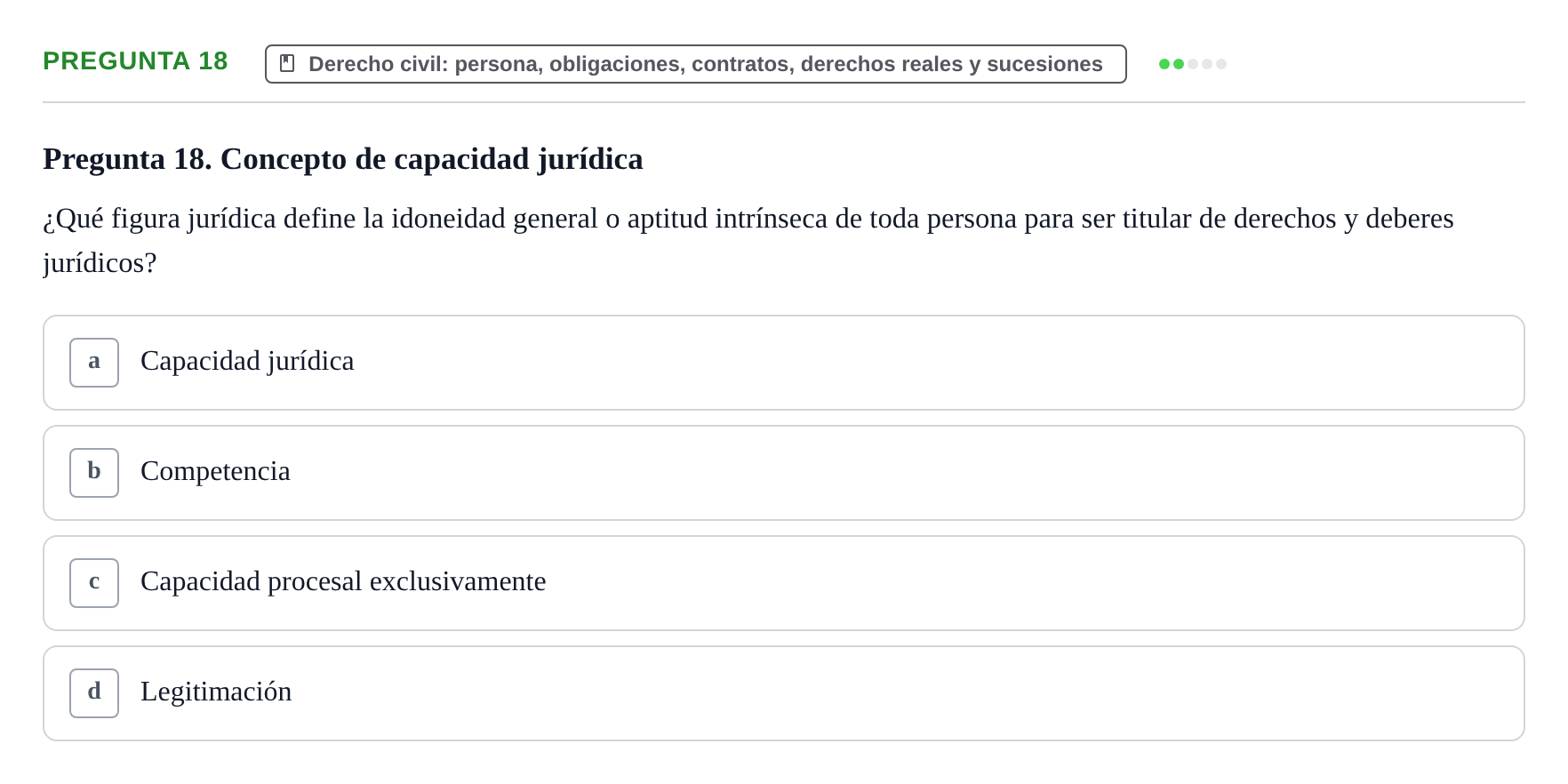 Enunciado: Pregunta 18